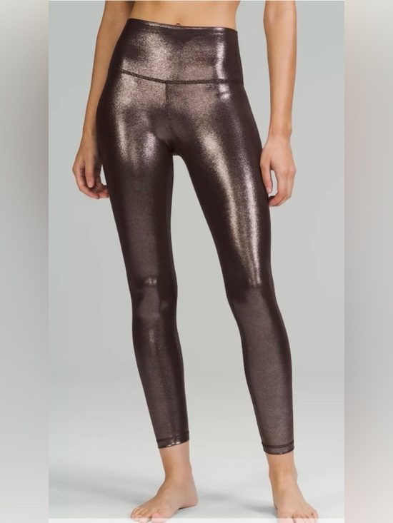 lululemon athletica Pants - Lululemon Align High Rise 25” Shine Radiate Foil Print